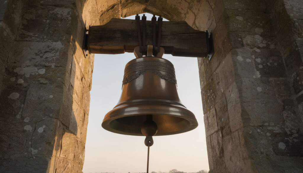 à heuland, la cloche de l’église retrouve sa voix historique grâce à une restauration minutieuse, redonnant vie à ce patrimoine sonore ancien.