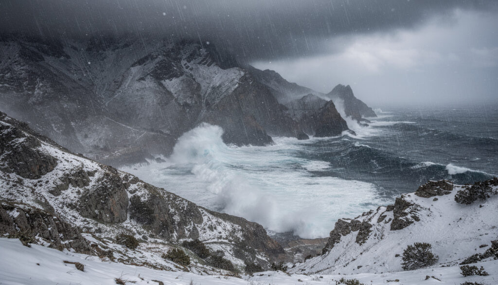 suivez en direct l'alerte météo dans les pyrénées-orientales avec des pluies abondantes, des chutes de neige et des vagues violentes. restez informé de l'évolution des conditions pour votre sécurité.