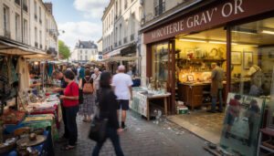 découvrez la grande braderie au mans et plongez dans l'univers unique de l'atelier artisanal de la miroiterie grav' or, entre savoir-faire traditionnel et bonnes affaires.