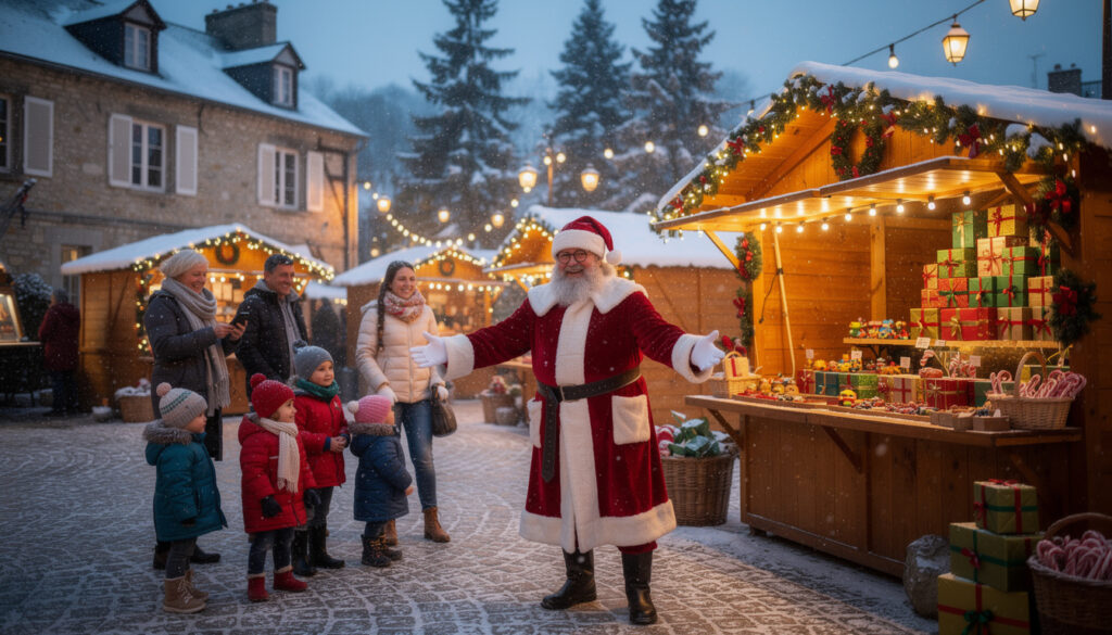 bonnebosq lance un appel urgent aux bénévoles pour incarner le père noël lors du marché de noël 2026. rejoignez-nous pour faire briller la magie des fêtes et partager la joie avec petits et grands !