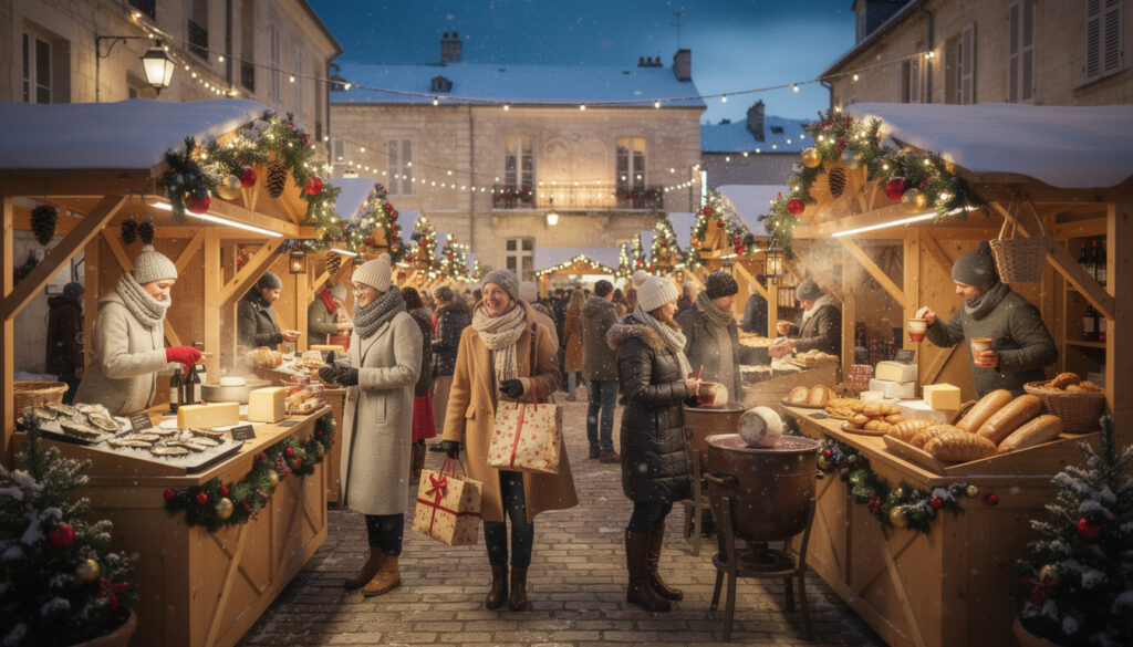 explorez les marchés de noël en charente-maritime et savourez les délices locaux authentiques dans une ambiance festive et chaleureuse.