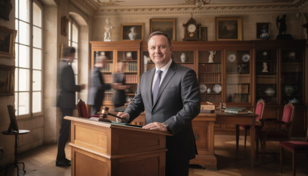 Christophe Herbelin : Le gardien passionné des enchères à Chinon, un métier qui ne cesse de s'enrichir 1 découvrez le parcours de christophe herbelin, gardien passionné des enchères à chinon, un métier en constante évolution qui mêle tradition et innovation.