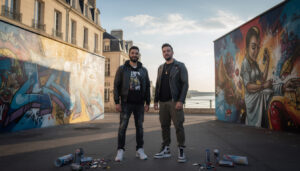 découvrez l'incroyable parcours de deux graffeurs, passés de vandales à icônes du street art, en vedettes du loire art show d'orléans. plongez dans leur métamorphose artistique et leur succès inspirant.