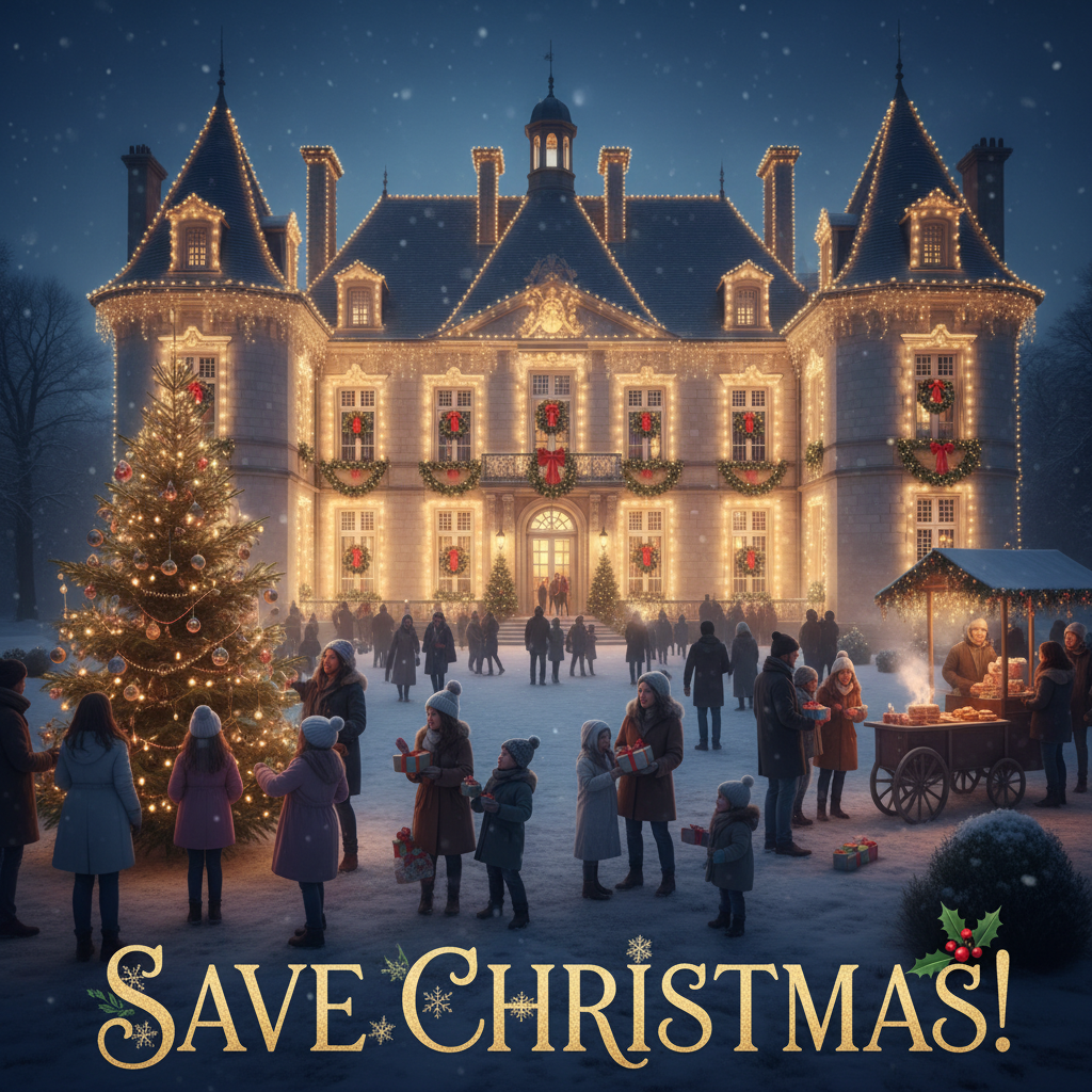 découvrez la magie des fêtes au château de beaumesnil dans l'eure avec l'événement « sauvez noël ! ». plongez dans un univers féerique et préparez-vous à vivre des moments inoubliables en famille.