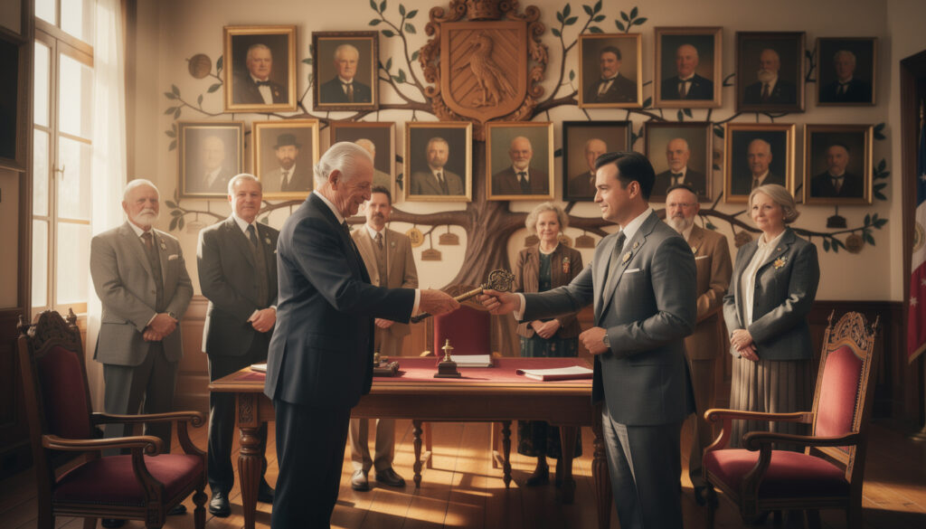 découvrez comment dans certaines communes françaises, la politique se transmet comme un héritage familial, avec des maires succédant souvent à des membres de leur famille, illustrant le phénomène du « virus de la politique » générationnel.