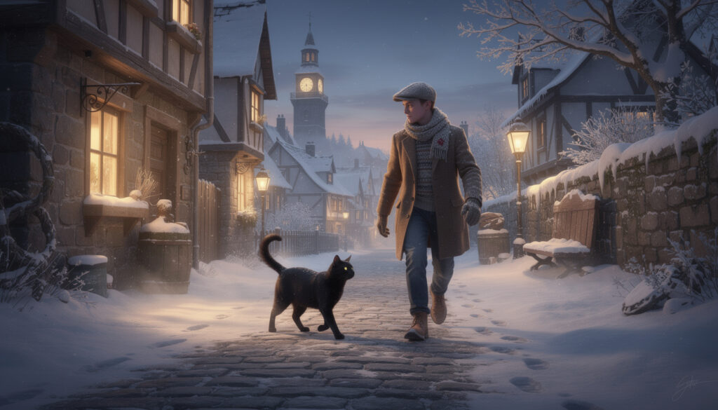 découvrez l'épisode 11 des contes magiques de l'avent : suivez ernest dans une aventure fascinante avec un mystérieux chat noir, pleine de magie et de surprises.