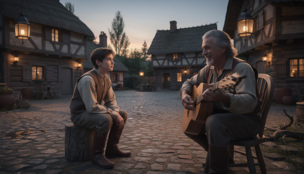 découvrez l'épisode 20 des contes de l'avent : 'ernest et la mélodie du musicien itinérant'. une histoire touchante pleine de musique, d'aventure et de magie pour célébrer l'esprit de noël.