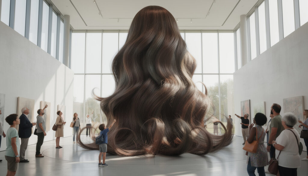 découvrez le défi technique impressionnant en seine-et-marne avec une chevelure géante, une œuvre captivante qui émerveille les visiteurs du musée.