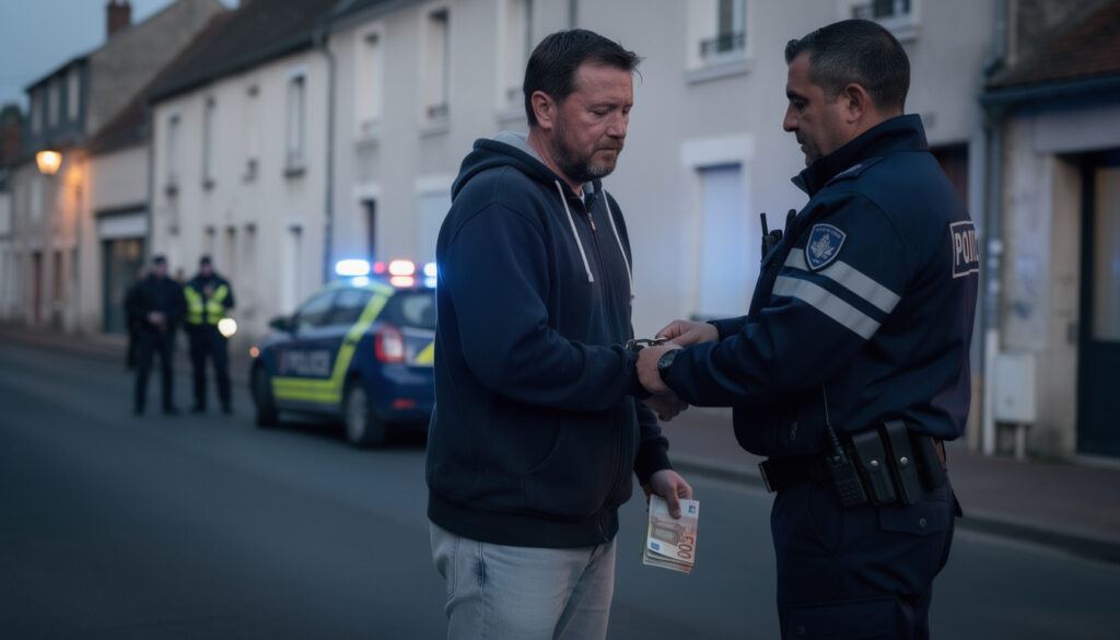 un homme arrêté en indre-et-loire avec 10 000 € en liquide avoue s'être laissé tenter par le trafic de stupéfiants, confiant à l'argent facile.