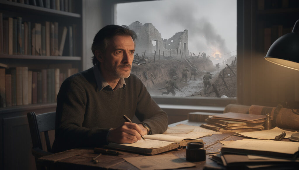 un écrivain évoque le souvenir d'ivan vernikovskiy, soldat héros de la bataille de la poche de saint-nazaire, invitant à ne pas oublier cet hommage historique.