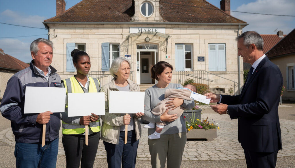 une commune du cher offre une prime de 1000 € aux nouvelles mamans, une mesure qui suscite la réaction de quatre syndicats mobilisés pour défendre leurs positions.