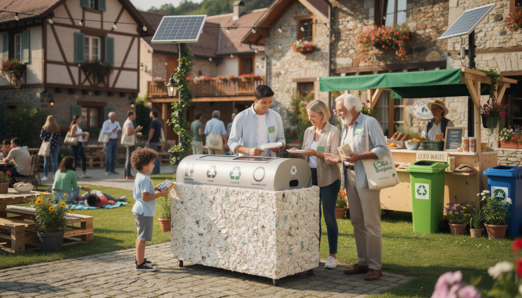 découvrez comment une commune innove en utilisant un conteneur à coquilles d'huîtres pour organiser des fêtes écologiques et respectueuses de l'environnement.