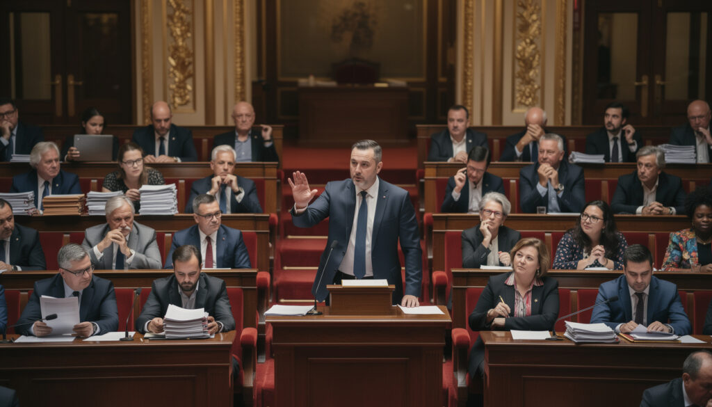 suivez en direct le débat sur le budget 2026 alors que sébastien lecornu déclenche l'article 49.3 pour les recettes, avec le rassemblement national et la france insoumise prêts à déposer des motions de censure.