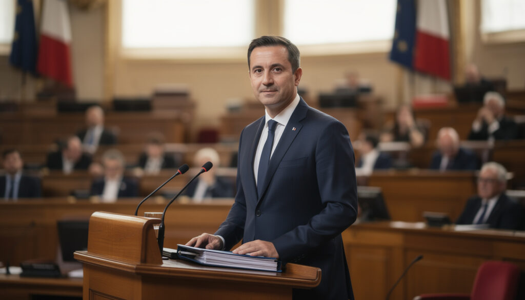 sébastien lecornu mise sur un nouveau départ politique suite au recours au 49.3 pour faire adopter le volet recettes du budget, marquant une étape cruciale dans la gestion économique.