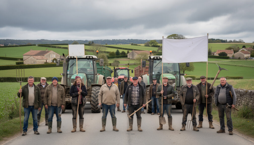 suivez en direct la colère agricole qui persiste en france avec de nouvelles actions annoncées dans le centre-ouest, impactant le secteur et les communautés locales.