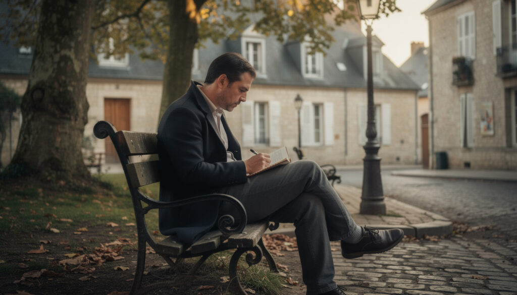 à lisieux, un homme tente de comprendre la psychologie d'un agresseur en se livrant à une exhibition sexuelle, soulevant des enjeux juridiques et psychologiques importants.