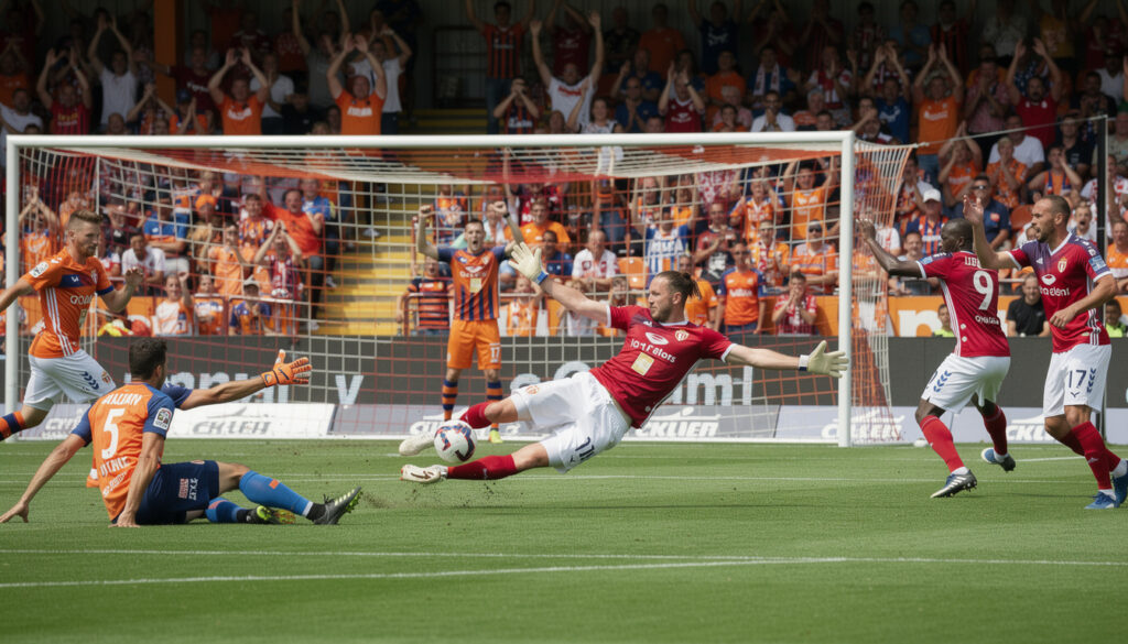 revivez le match intense entre l'us orléans et l'as monaco au stade la source, où l'équipe locale s'incline de justesse dans un duel passionnant.
