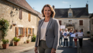 la maire d'étrépilly annonce sa candidature pour un nouveau mandat et invite les électeurs à lui faire confiance comme en 2020 lors des prochaines élections municipales.