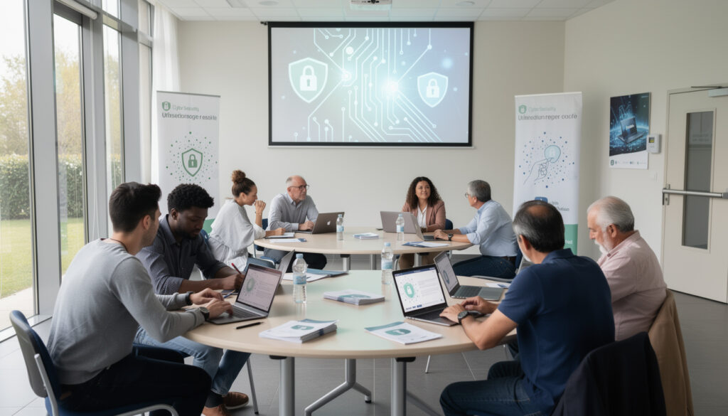 participez à la réunion citoyenne dans votre commune du 44 pour apprendre à prévenir les arnaques et la cybermalveillance. protégez-vous et informez-vous efficacement.