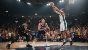 revivez une soirée intense en nba avec wembanyama qui confirme son talent avec un double-double, rupert en pleine forme et diabaté qui impressionne par sa solidité sur le terrain.