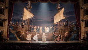 découvrez le grand retour sur scène d'élodie bouchez dans « un spectacle est un immense navire où chacun trouve sa place », une performance captivante qui célèbre l'unité et la diversité du spectacle vivant.