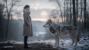 découvrez l'histoire captivante d'une rencontre exceptionnelle entre une jeune femme et un loup près d'orléans lors du réveillon du nouvel an, un moment à la fois mystérieux et bouleversant.