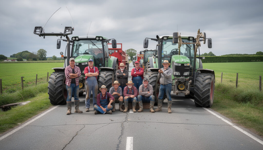 val-d'oise : les agriculteurs manifestent en bloquant la d14, provoquant une interruption totale de la circulation. suivez les dernières informations sur cette mobilisation.